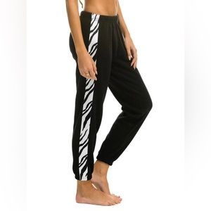 Aviator Nation Women's Zebra Stripe Sweatpant Zeb… - image 1